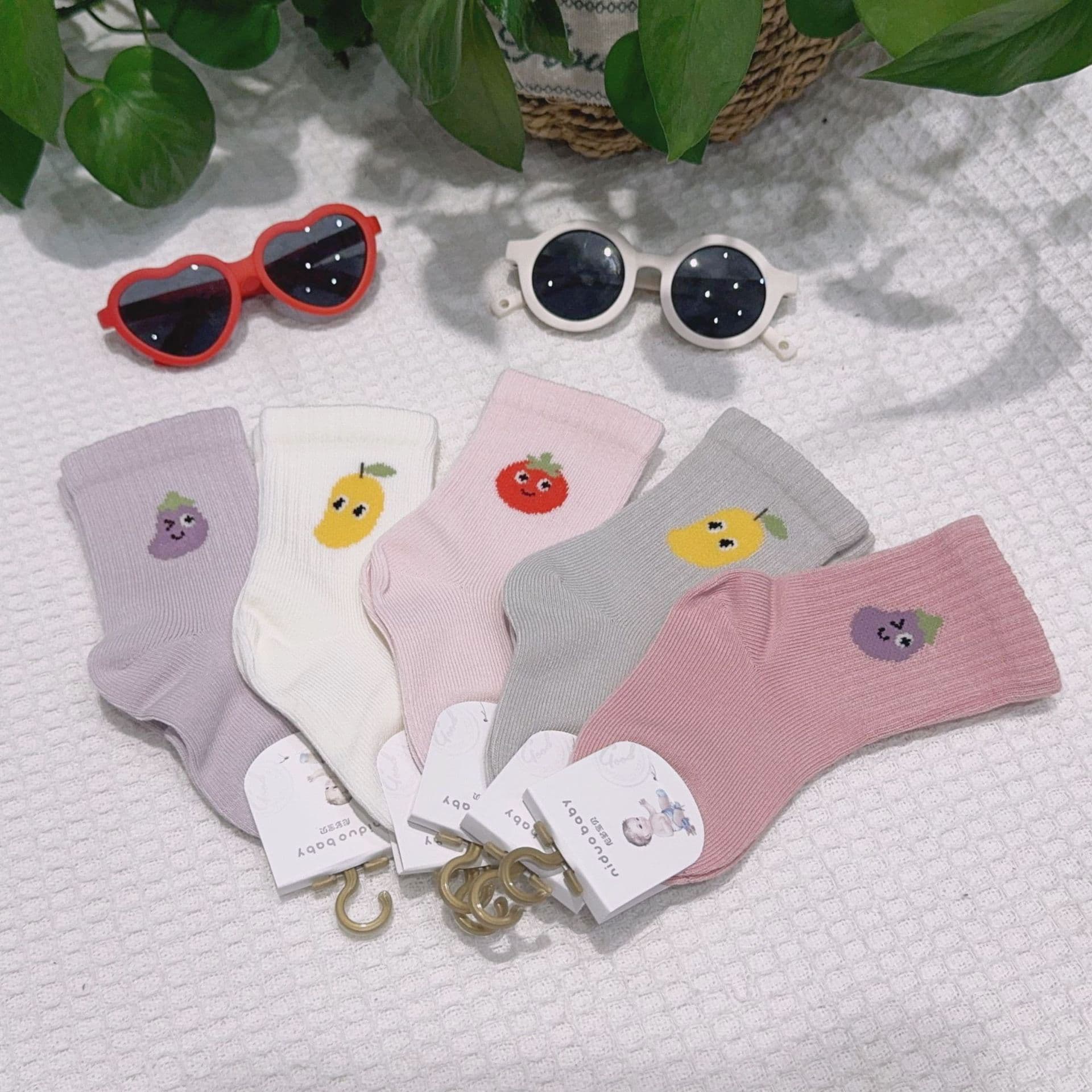 Nidoxiong 2025 Autumn Winter Cotton Socks Nidobaby Baby Socks Boys Girls Socks Seamless Non-Binding Leg Cartoon Mid-Calf