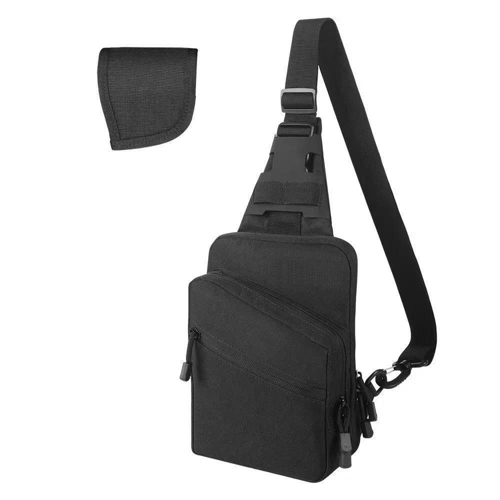 Men's Chest Bag Shoulder Bag Fashion Commuting Business Simple Shoulder Bag Tactical Crossbody Bag Concealed Carry