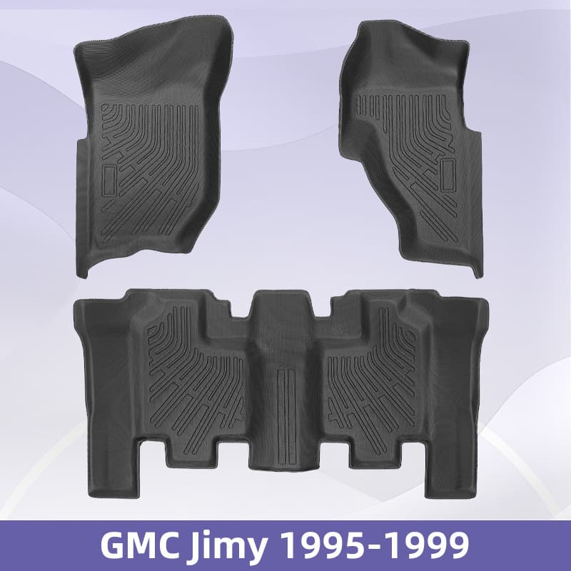 3D All-Weather TPE Floor Mats and Cargo Liner for GMC Jimmy 1995-1999