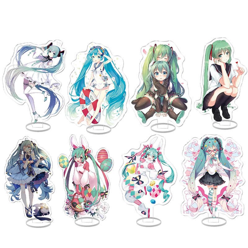 Animation Peripheral Binary First Sound Future Cherry Future Campus Acrylic Ornament Stand Double-Sided Painting Wholesale