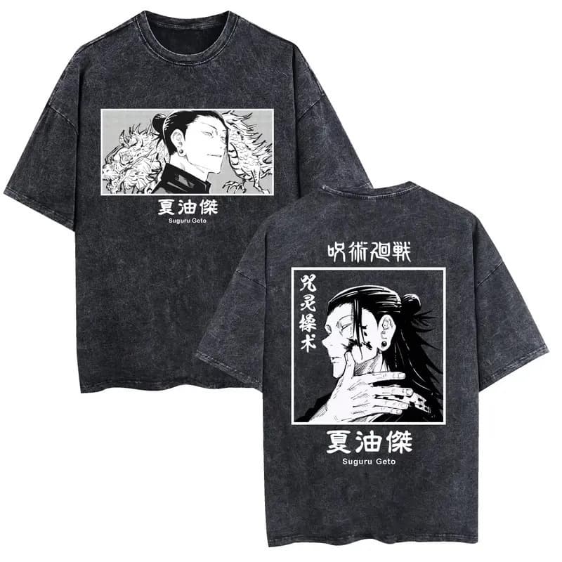 [Cross-border EU Size] 2026 Jujutsu Kaisen Oversized T-shirt T-shirt
