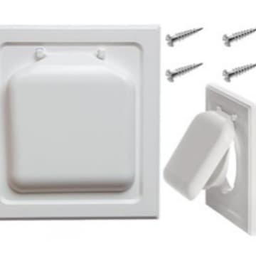 Amazon Dual Door Dryer Cover, Double Door Exhaust Cover, Vent, Windshield
