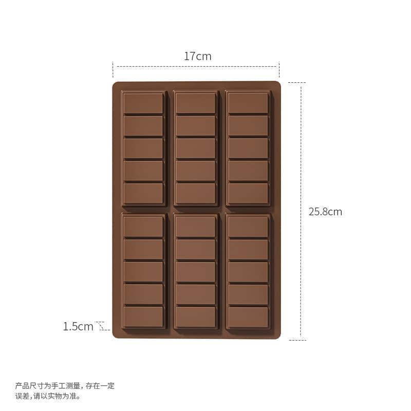 Cross-border Supply Silicone Mold 10 Grid DIY Food Grade Cake Baking Tool Extra Large Chocolate Mold