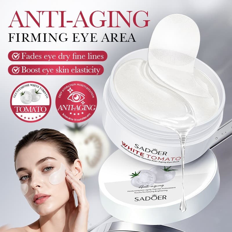 SADOER Glutathione White Tomato Eye Mask (Whitening Transparent) Hydrating, Mild, Softening and Soothing Cross-border
