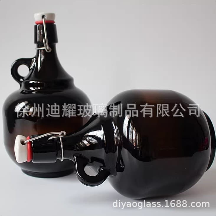 Snap California red wine bottle thickened glass wine bottle sealed medicinal wine bottle green plum wine bottle homemade wine bottle