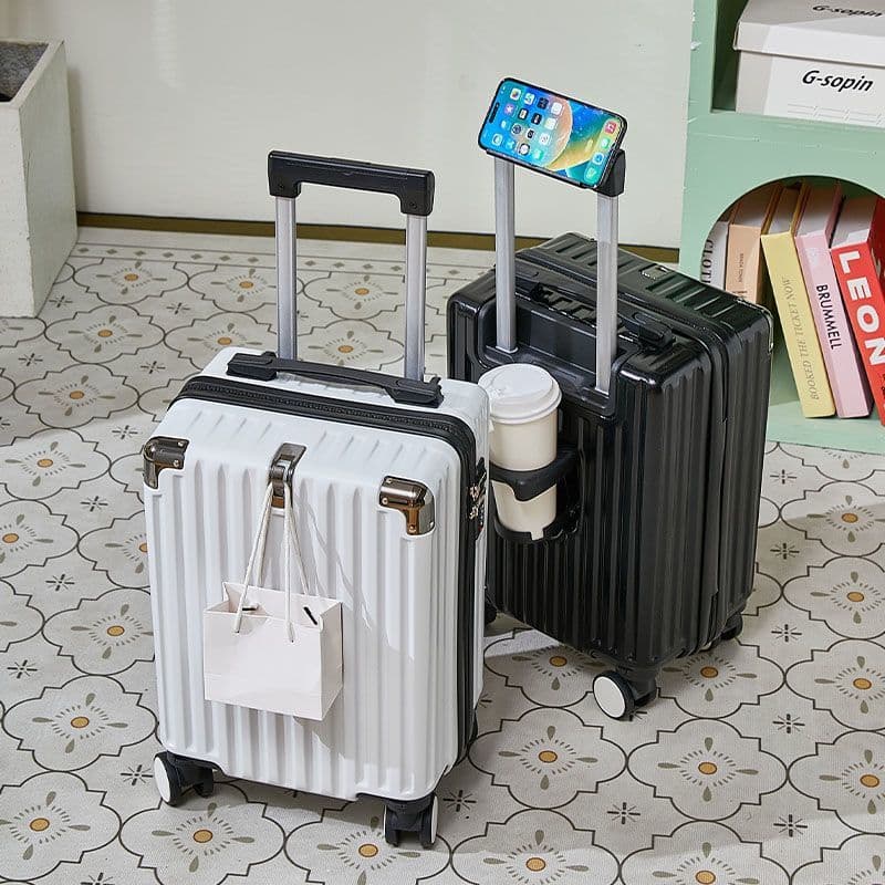 16-inch Luggage with Detachable Wheels, Spring Airlines Carry-On Exempt from Check-in, 20*30*40 Small Trolley Case Travel Suitcase