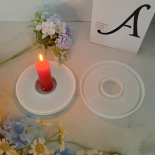 S0001 Tray Desktop Decoration Cement Plaster Mold DIY Silicone Mold