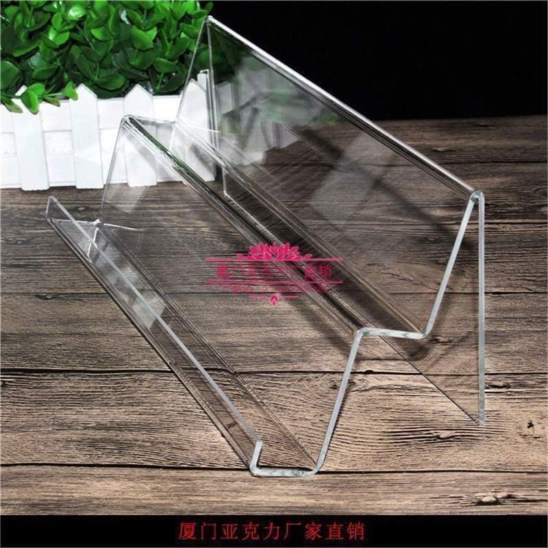Acrylic wallet rack, transparent display rack, cosmetics rack, facial mask display rack, ladder bracket, display rack