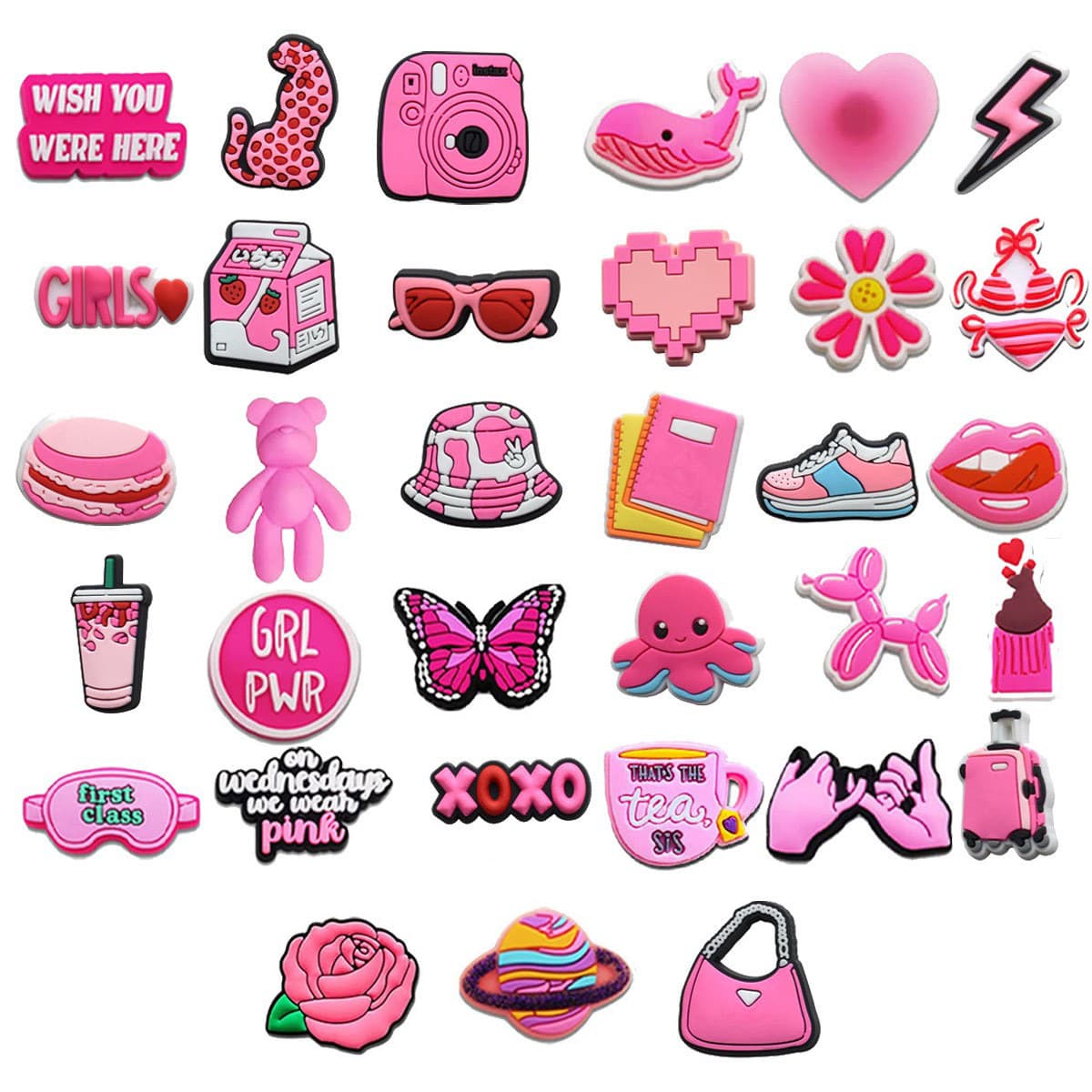 Hot Selling Croc Charms Set Shoe Decoration DIY Accessories