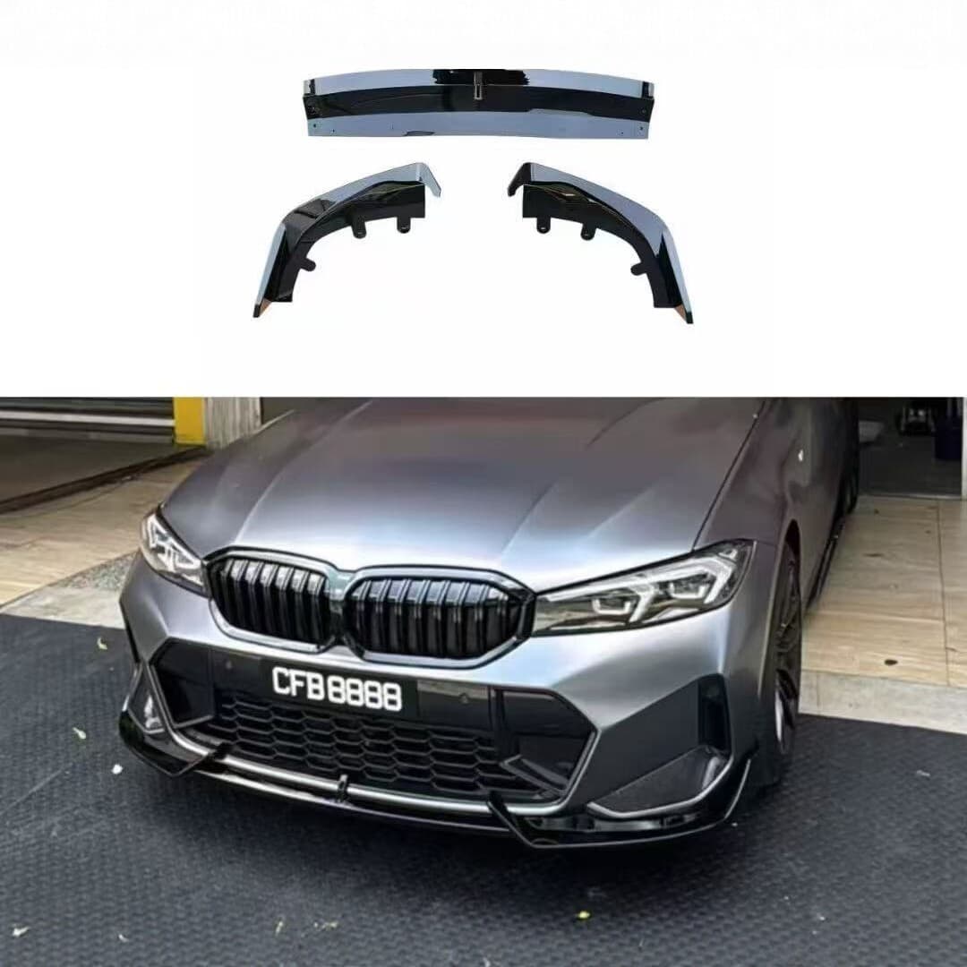 Carbon Fiber Front Lip for BMW 3 Series LCI G20 G28 ADRO Style Blade Front Spoiler Front Bumper Lip
