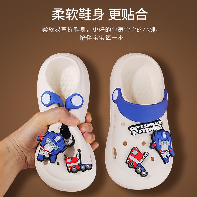 Transformers Kids Clog Sandals Beach Shoes for Ages 1-7 Summer EVA Lightweight Slippers Wholesale