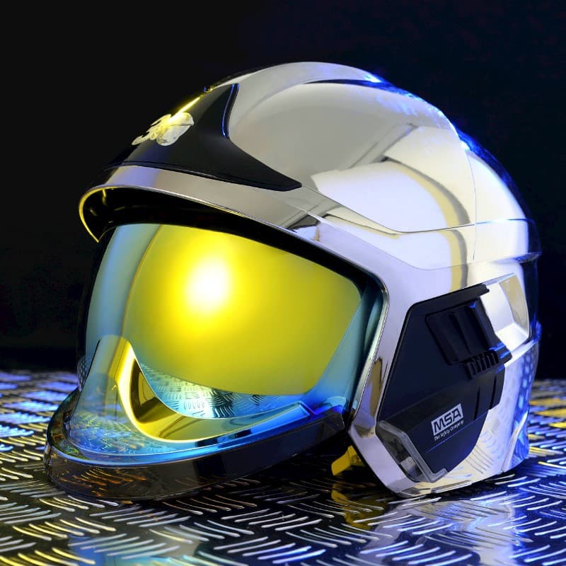 MSA MSA F1XF Fire Helmet / Rescue Helmet Firefighter Equipment Impact-Resistant Helmet with Clear Visor