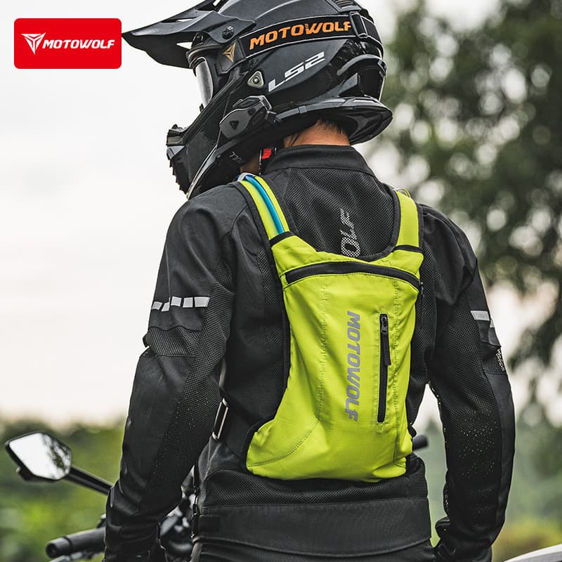 Motorcycle Backpack Outdoor Riding Lightweight Backpack Portable Hydration Riding Backpack Large Capacity Backpack