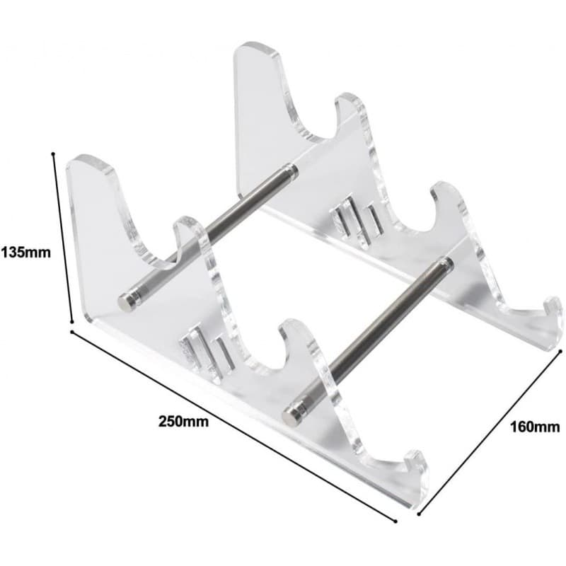 New Detachable Transparent Acrylic Keyboard Stand Transparent Desktop Tray Riser Tilt Computer Keyboard Support