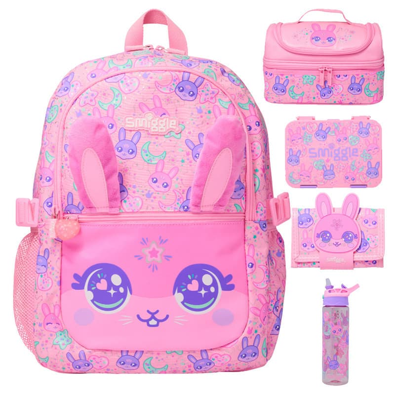 Australian Smiggle Backpack Large Capacity New Style Stationery Girls Primary School Backpack High Capacity