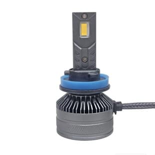 Factory Source Dual Tube High Brightness High Power LED Car Light Laser Light H11 9005 9006 Golden Yellow