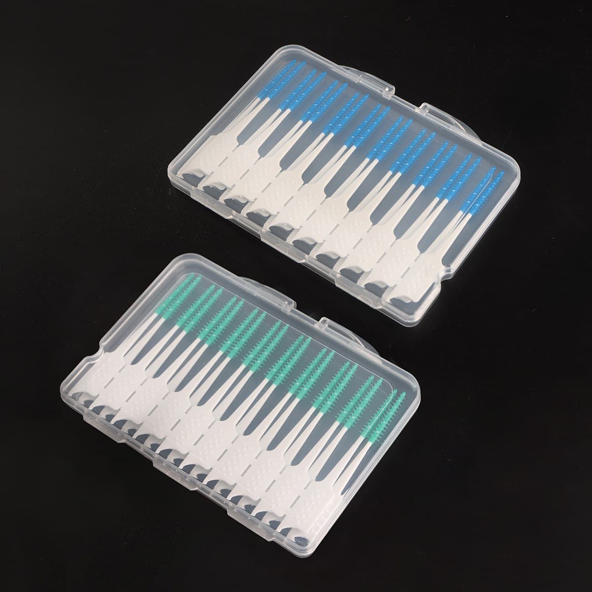 Cross-border Cleanpik Soft Rubber Interdental Brush I Straight Type Interdental Brush Orthodontic Correction Tooth Gap Disposable Toothpick 200 Pieces