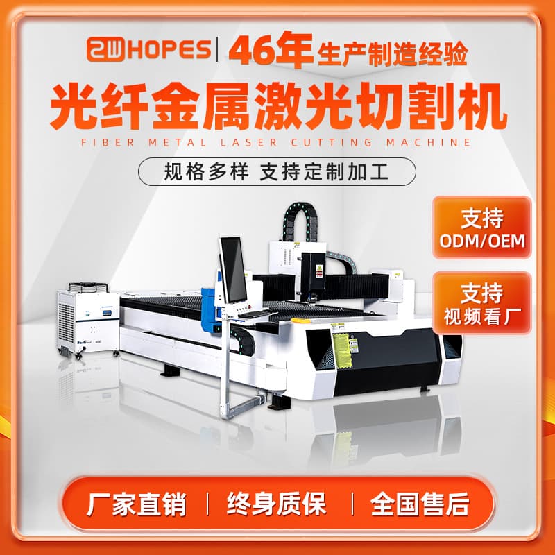Single Platform Fiber Laser Cutting Machine for Stainless Steel and Carbon Steel Metal Sheets, Custom Processing