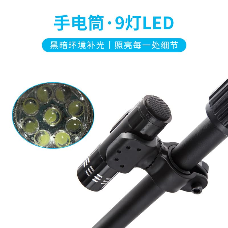 Factory Wholesale Airport V3 Vehicle Under-Vehicle Inspection Mirror Round Underbody Inspection Mirror for Foreign Object Detection