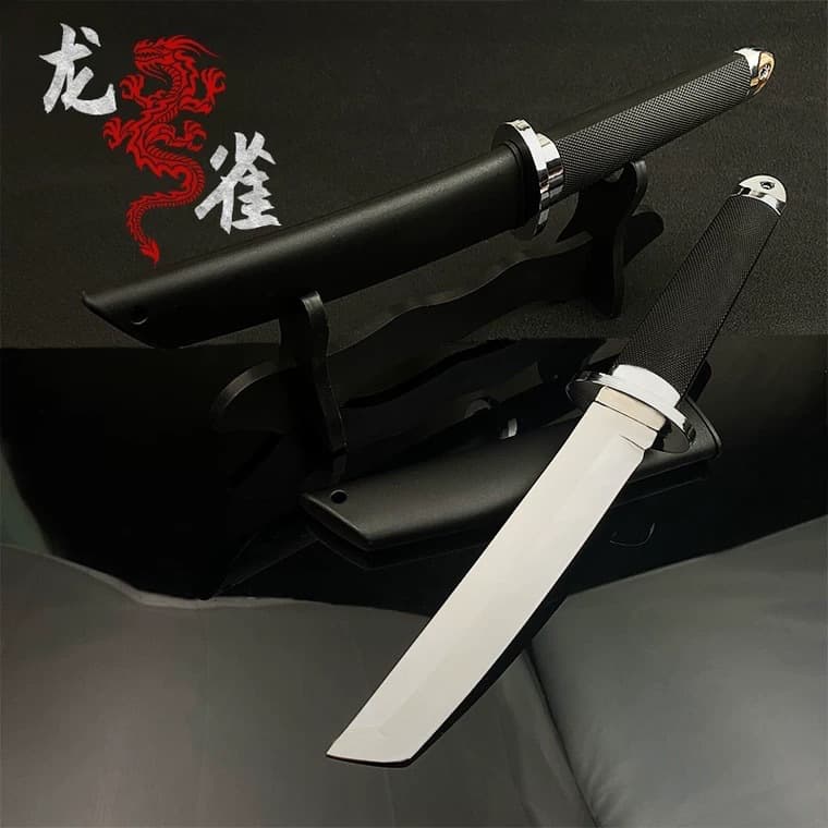 Outdoor Straight Knife, Camping Tactical Survival Knife, Full Tang Knife, Portable Fruit Knife, Sharp Handle Meat Knife, Japanese Style Knife
