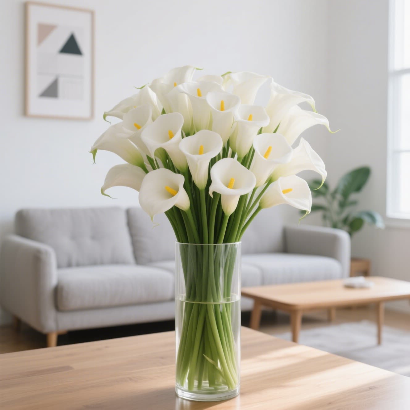 Cross-border hot-selling in-stock artificial calla lilies single mini artificial flowers wedding home decoration artificial faux flowers wholesale