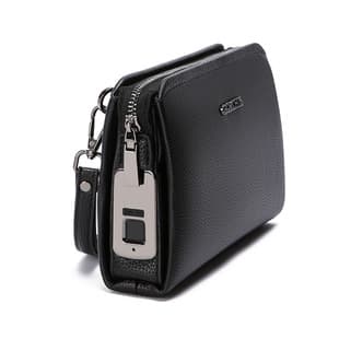 New Men's Clutch Bag with Fingerprint Lock Anti-Theft Large Capacity Wallet Business High-End Men's Bag