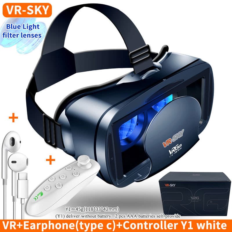 Cross-border VR glasses, virtual reality games, movies, smartphones, BOX 3D glasses all-in-one head-mounted devices, in stock.