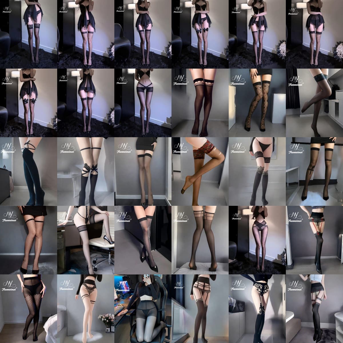 Sexy lingerie, sexy open crotch stockings, temptation garter stockings, large size sexy suit, pure desire, hand-torn stockings, sex toys