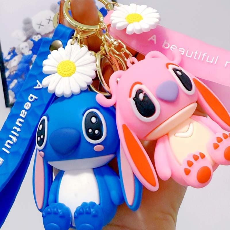 Creative Cross-Border Cartoon Resin Doll Keychain Backpack Pendant Keychain Trendy Small Gift Doll Machine Gift