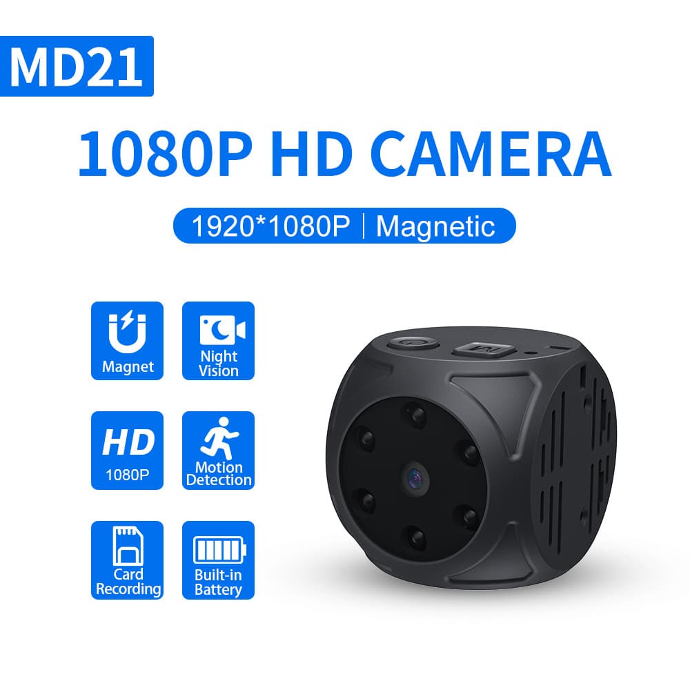 MD21 1080P high-definition sports camera, digital recorder with multiple mounts for various scenarios, Sports DV.