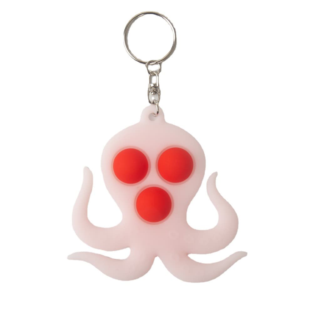 New Ocean Series Octopus FIDGET SIMPLE DIMPLE TOY Rodent Killer Pioneer Toy Keychain