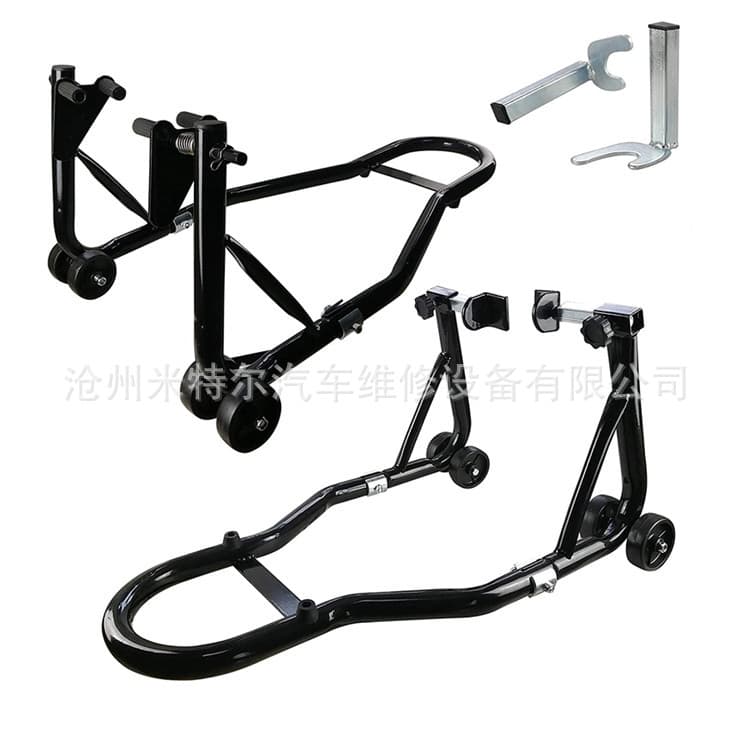 Motorcycle Stand Front and Rear Wheel Stand Motorcycle Lift Stand Motorcycle Parking Stand
