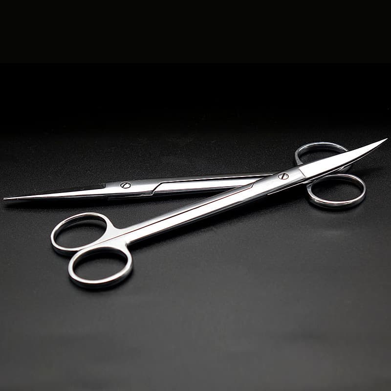 OEM/ODM medical scissors, surgical scissors (straight, pointed, curved), stainless steel gauze dressing scissors, suture removal scissors