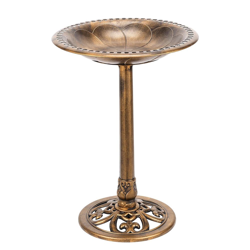 Hot-selling cross-border stock wholesale garden supplies outdoor bird bath solar fountain bird bath