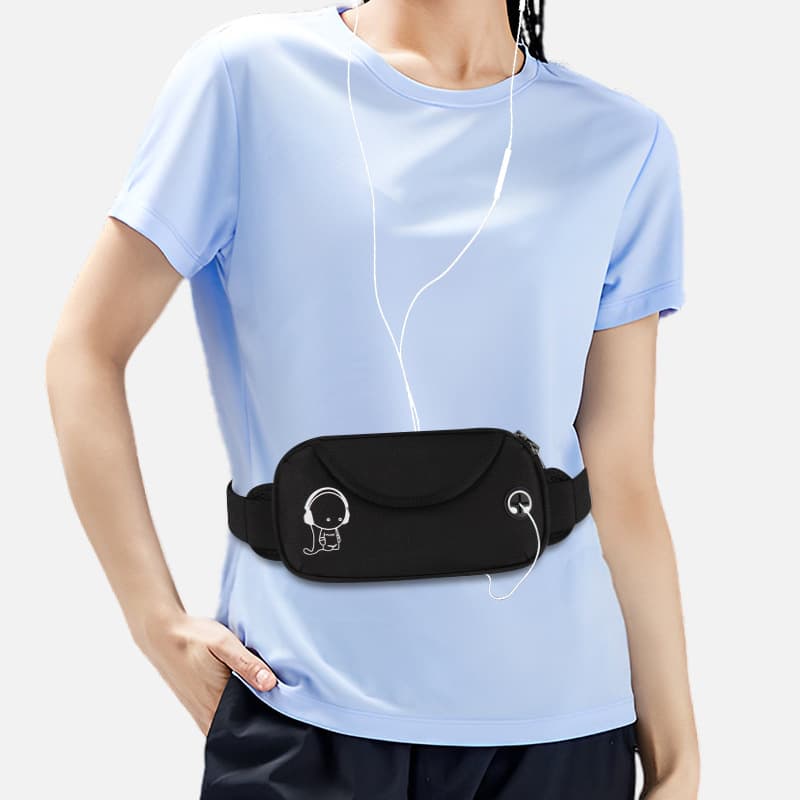 Sports Running Phone Bag Waist Bag Cycling Dancing Phone Bag Cross-Border Foreign Trade Small Belt Bag Waterproof First Generation