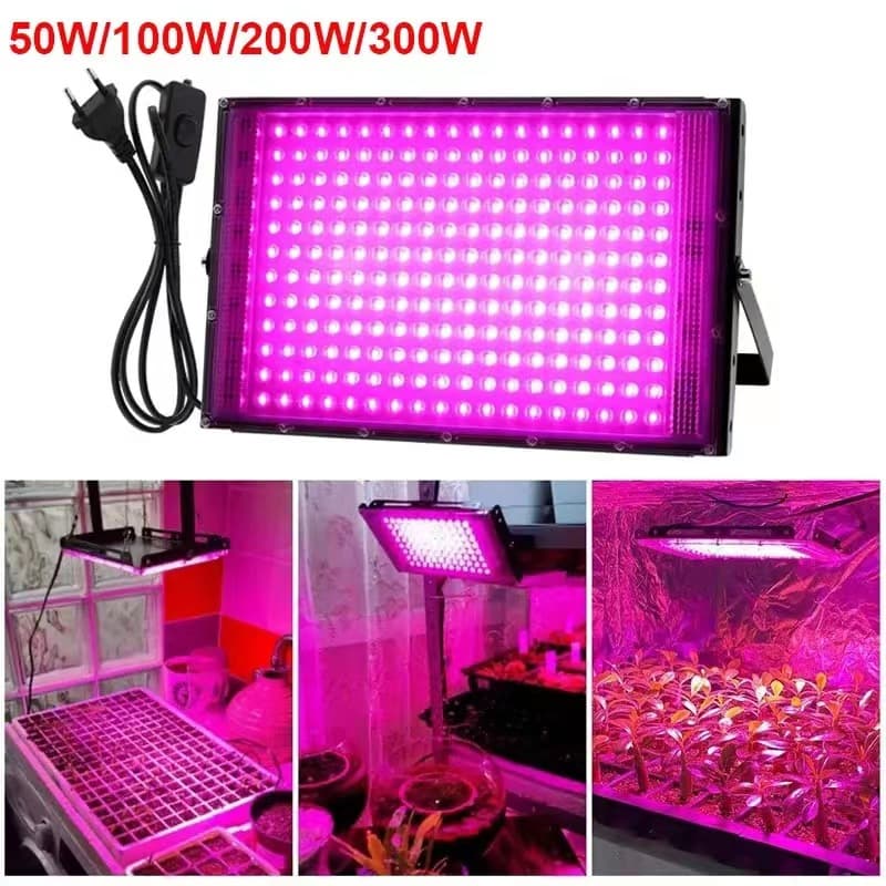 Cross-border plant growth light, seedling cultivation grow light, plant calcium supplementation full-spectrum LED plug board