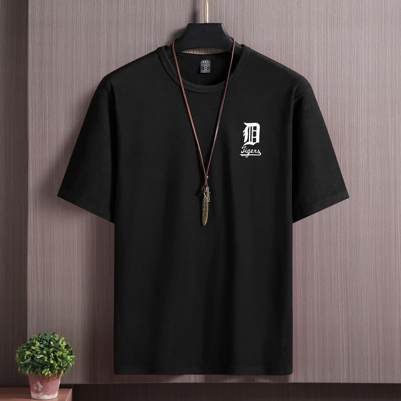 2025 Autumn/Winter Warm Fleece-Lined Thickened Short Sleeve T-Shirt, Loose Plus-Size Oversized Trendy Half-Sleeve Round Neck Sweatshirt Base Layer