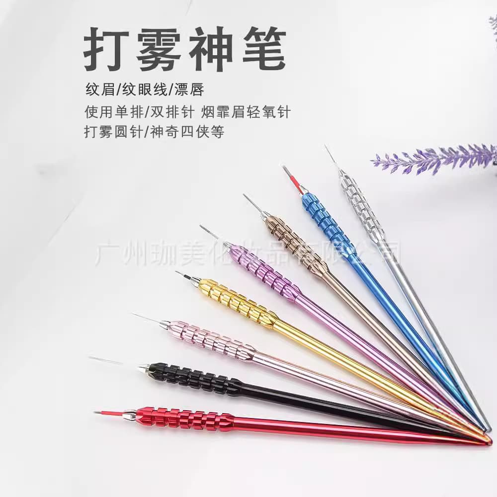 High-end genuine permanent makeup brush, round three-round five-round eyebrow embroidery pencil, semi-permanent makeup tools