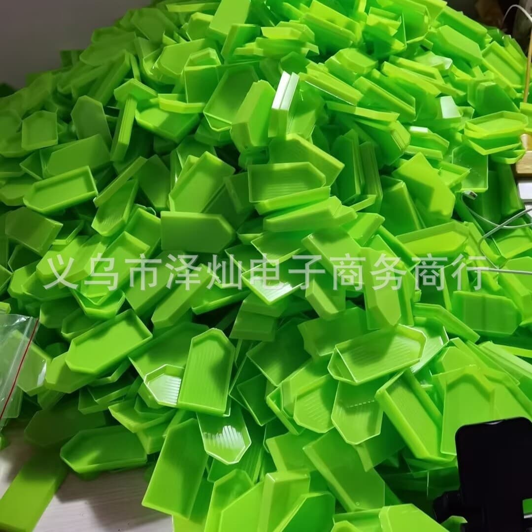 Diamond painting tools, DIY rhinestone box, plastic open rhinestone tray/box/flipping tray, factory direct sales.
