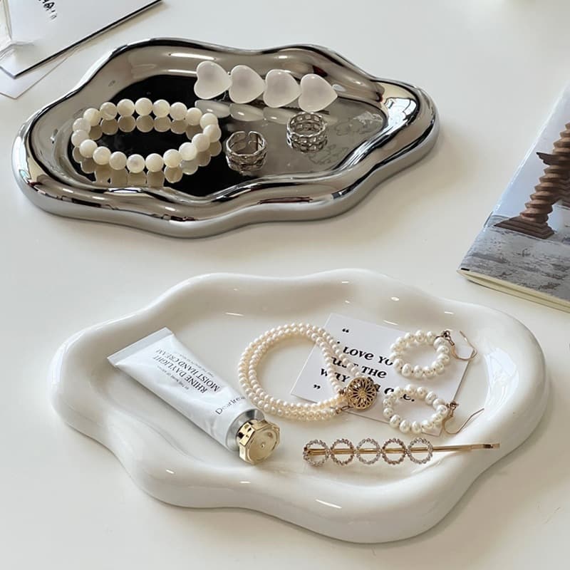 Fengyunduo Jewelry and Aroma Display Tray, Light Luxury Entryway Key Organizer