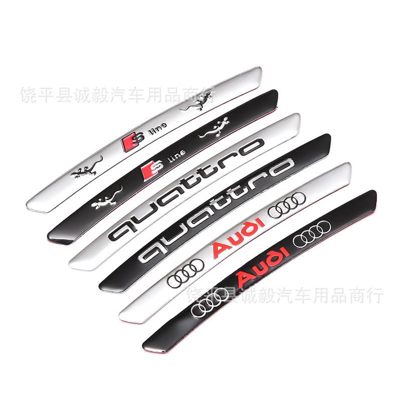 Suitable for Audi four-wheel drive standard wheel hub decorative strips/A6L/Q2L/Q3/Q5/Q7 modified quattro tire stickers