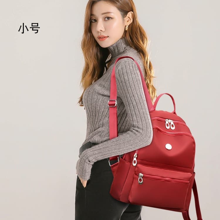 Oxford Fabric Backpack for Women 2023 New Fashion Versatile Bag School Bag Large Capacity Travel Small Bag