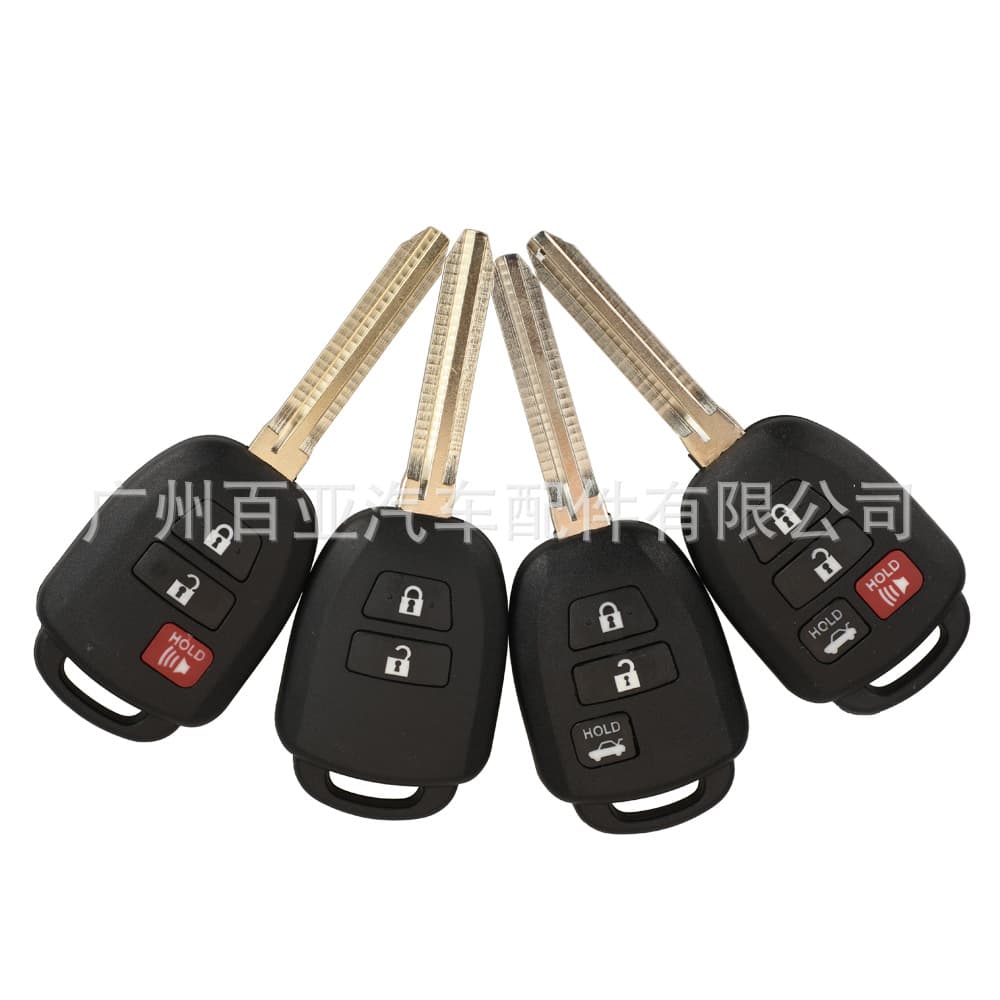 Replacement Shell for Toyota Camry Corolla Flip Remote Key 2/3/4 Button TOY43