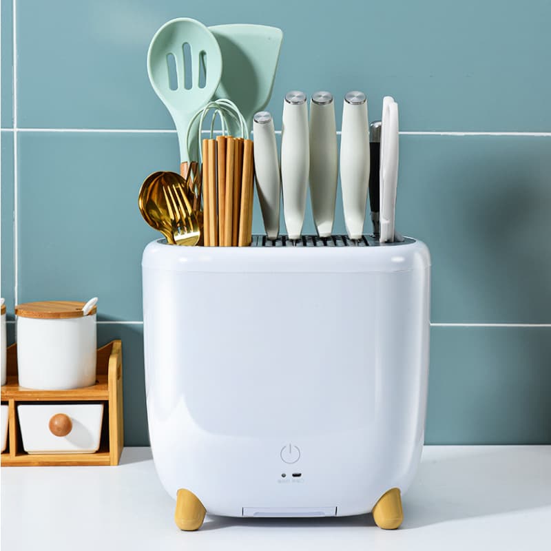Multifunctional Kitchen Knife Block and Organizer Rack, Creative Knife Storage Holder