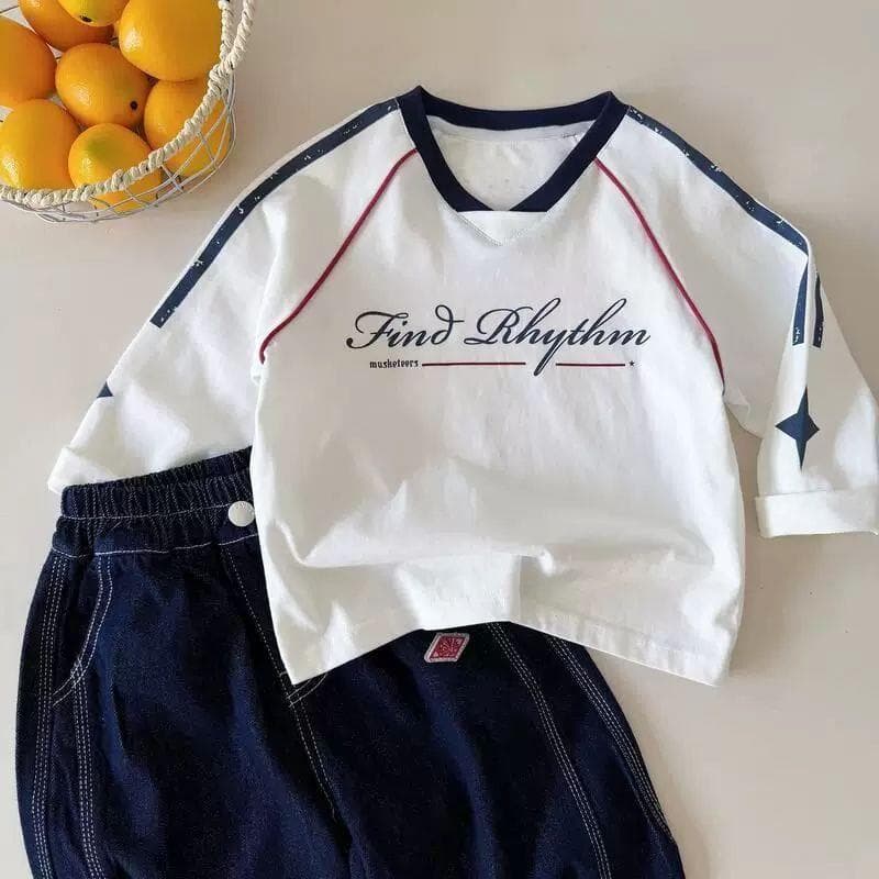 Kids T-Shirt 2026 Autumn Boys Korean Style Cool Long Sleeve Undershirt Toddler Kids Trendy Casual Top