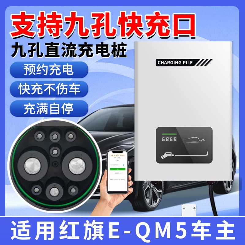 Nine-Pin DC Fast Charger for New Energy Electric Vehicles Home Charging Station 7kW Compatible with Hongqi EQM5/NIO ET5/ET7