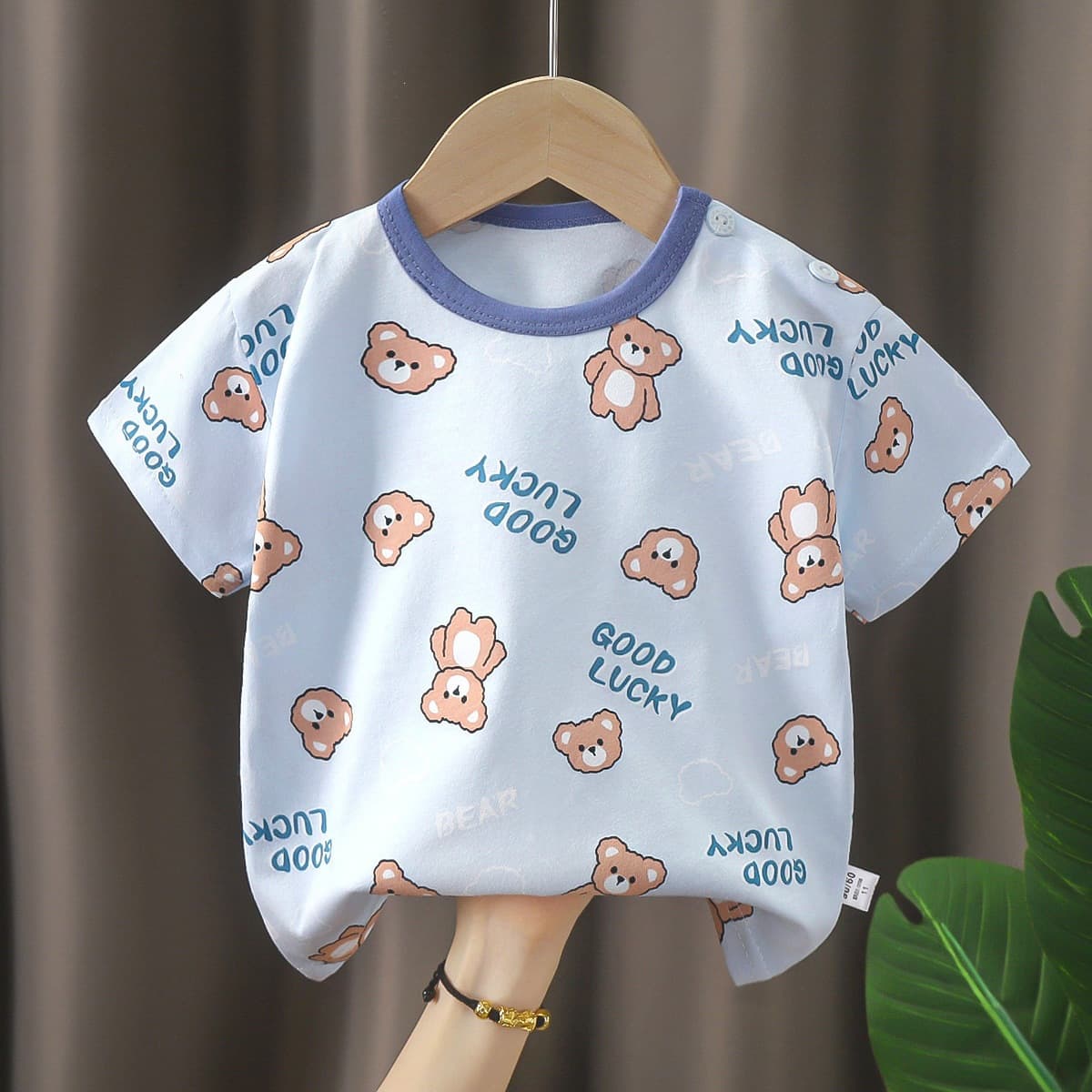 2026 Summer New Children's T-shirt Short Sleeve Pure Cotton Baby Korean Style Boys Half Sleeve Girls Shirt Children's Clothing Wholesale
