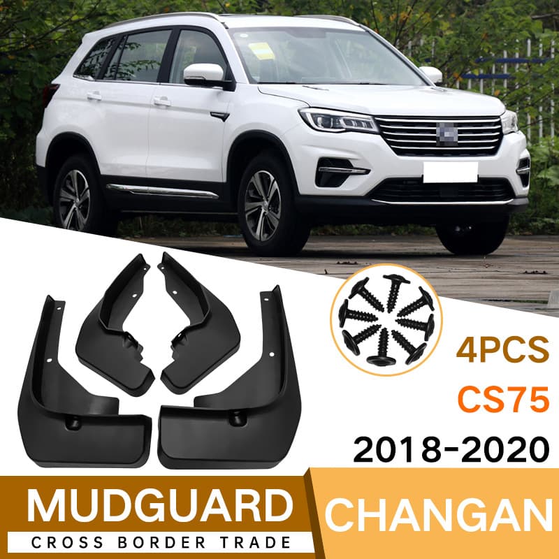 Mud Flaps for Changan CS75 2018-2020 Export Cross-Border Soft Rubber Mudguard Modification