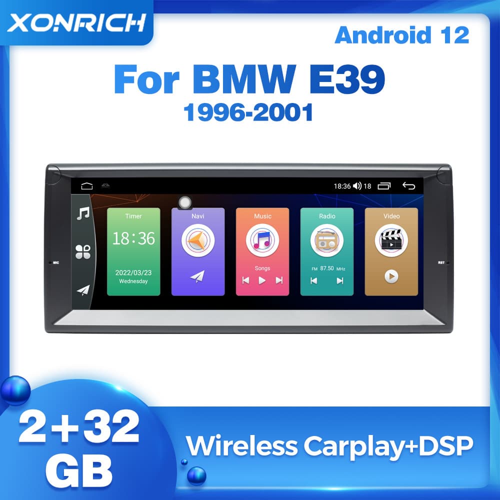 Factory direct sales 10.25-inch Android navigation suitable for BMW 5 Series E39 1996-2001 car navigation