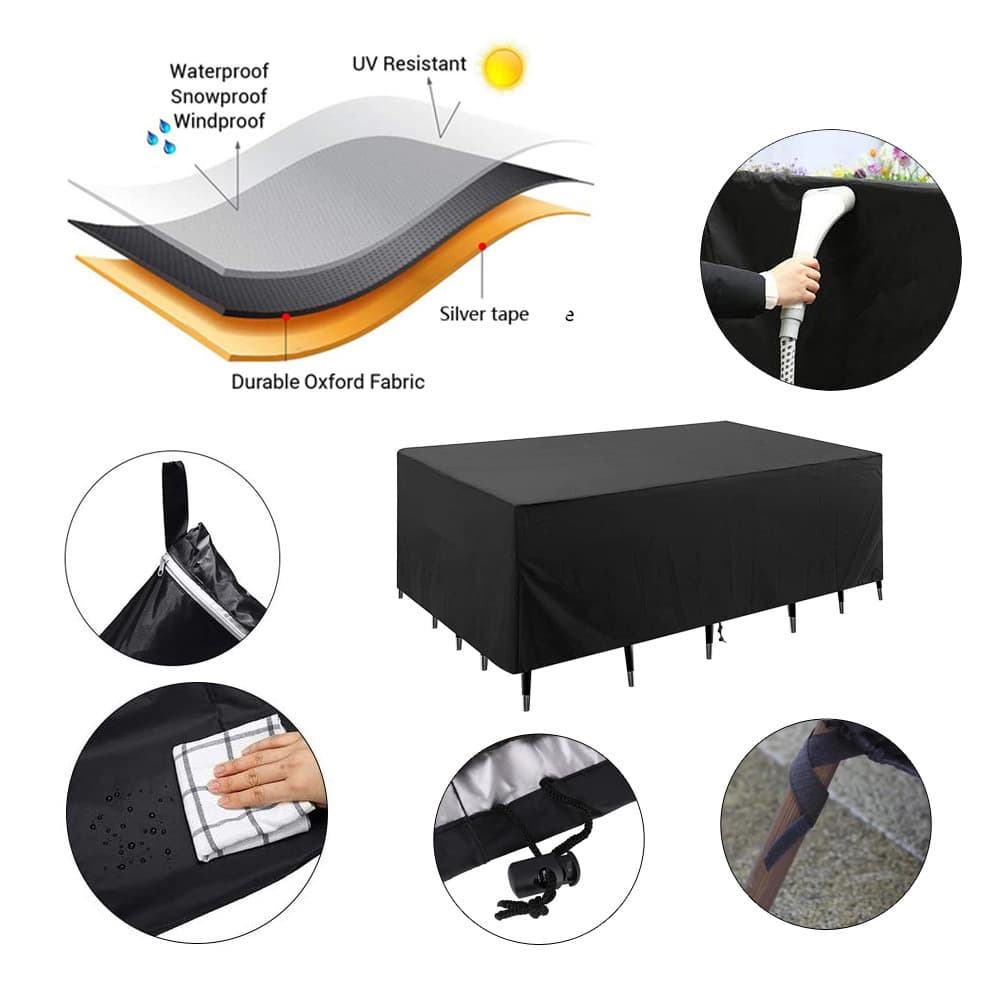Furniture Cover Wholesale Stock Amazon Outdoor Garden Patio Sofa Chair Cover Sunscreen Dustproof Dust Cover